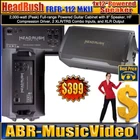 Headrush FRFR-112 MKII 2,500-watt 1 x 12-inch Powered Guitar Cabine/ 1 Year Warr