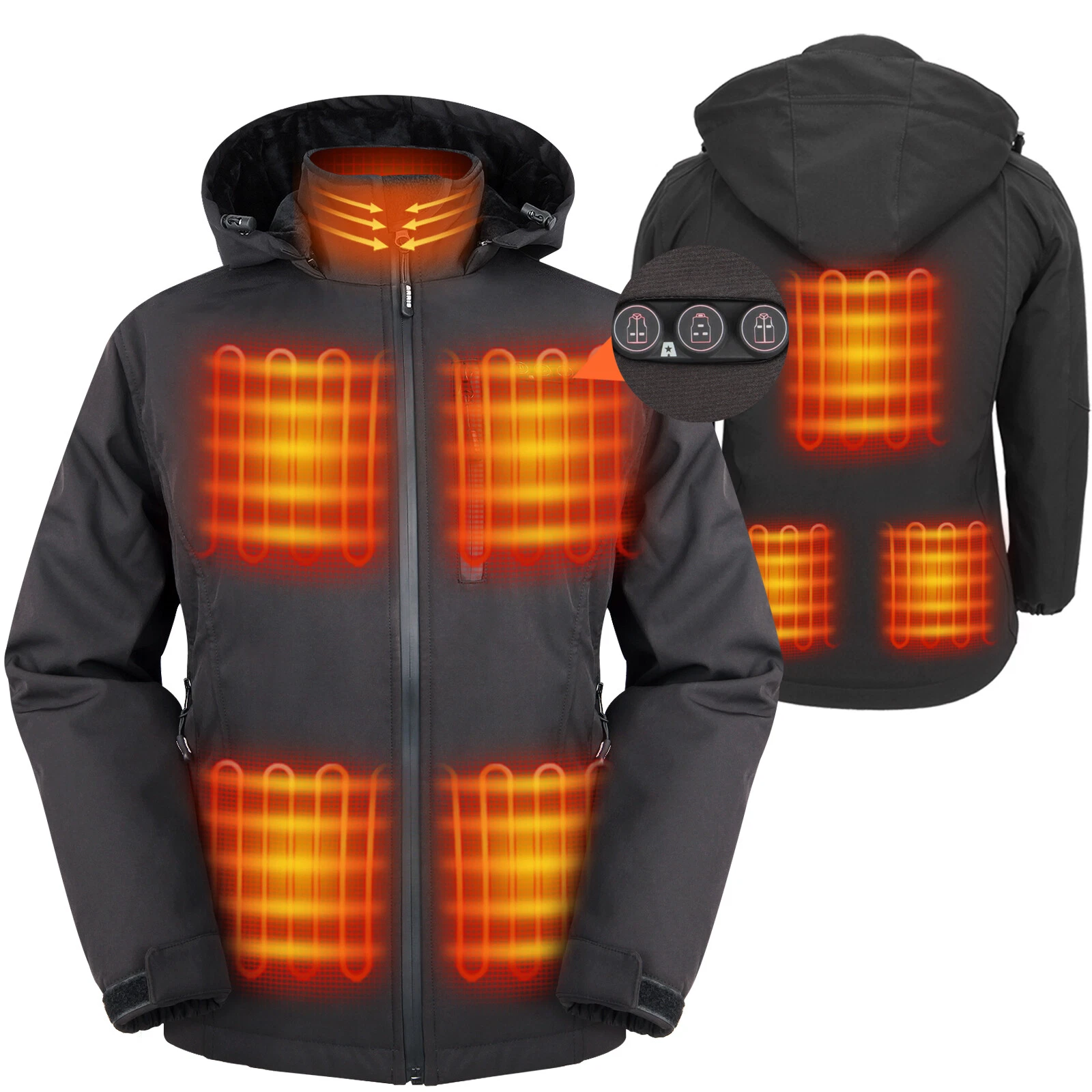 ARRIS Women's Heated Jacket with Upgraded Battery Pack Windproof&Waterproof
Opens in a new window or