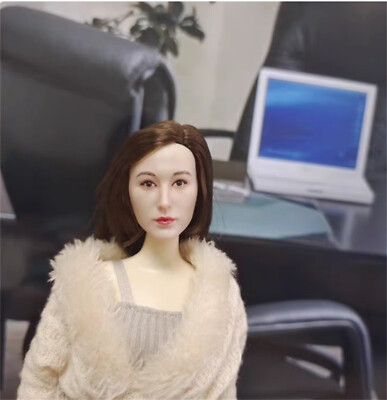 1/6 Scale Head Sculpt Expression liu Xin Yu Pale For 12'' TBL PH Figure Model