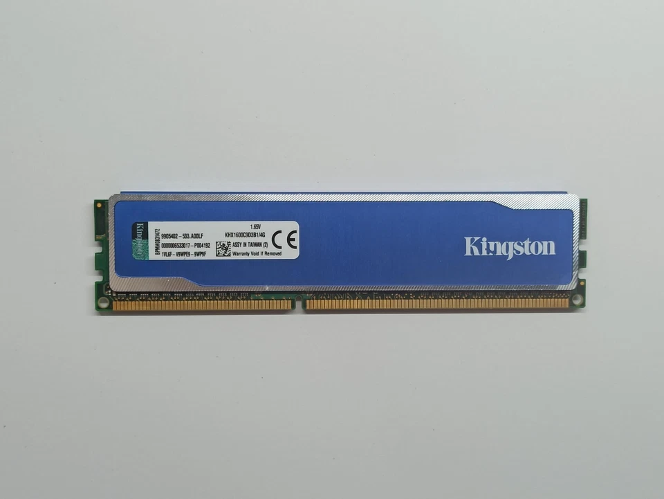 KHX1600C9D3B1/4G Kingston HyperX Blu 4GB PC3-12800 DDR3-1600MHz  CL9 - Imagen 3 de 3