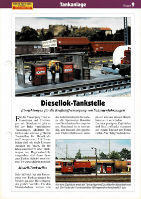 Eine Diesellok-Tankstelle realisieren / Anlagenidee
