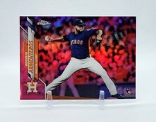 2020 Topps Chrome Pink Refractor ROGELIO ARMENTEROS RC ASTROS #4