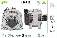 Valeo Lichtmaschine Generator 180A 14V FüR Ford Mondeo V Turnier 440713
