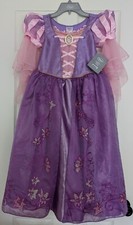 Disney Store Rapunzel Halloween Costume Gown Dress size 7/8 NWT