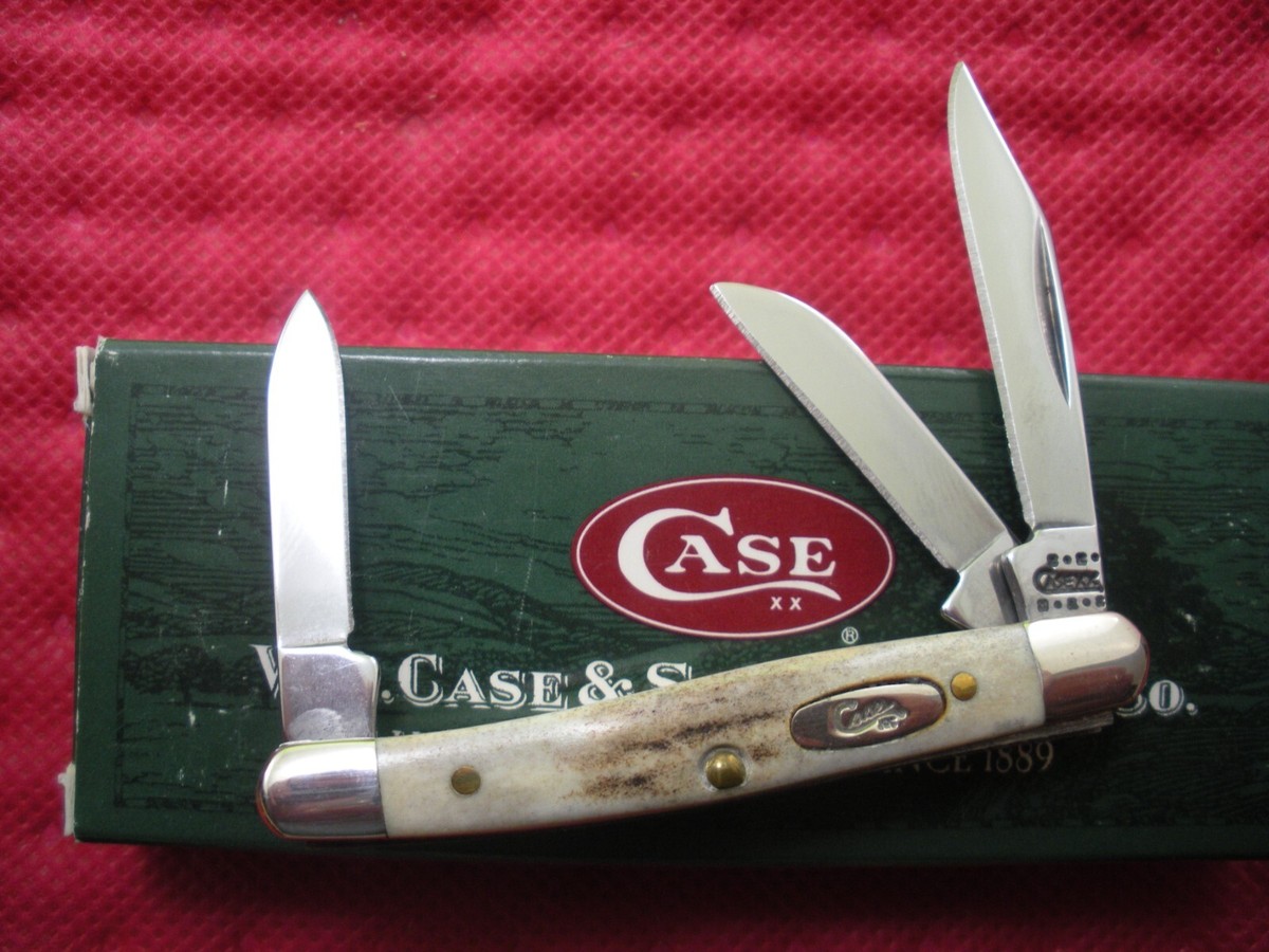 ひと✳︎ 2001 CASE STAG STOCKMAN KNIFE #V5327 SS NEVER USED IN BOX | eBay