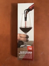 NEW in Box Vacu Vin Slow Wine Pourer For Delicate and Older Wines Stainless