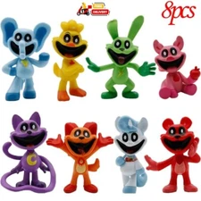 8 Pcs Smilling Critters Minifigures Doll Model Children Birthday Gifts
