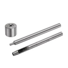 Eyelet Hole Punch Die Tool, 5mm Grommet Setter for Leather Craft