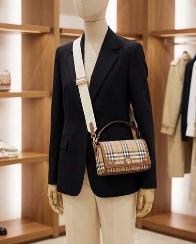 Burberry Women's Top Handle Note Bag Size One Size