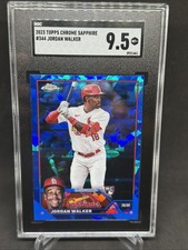2023 Topps Chrome Sapphire Jordan Walker RC SGC 9.5