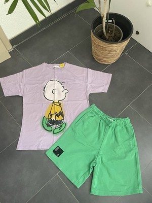 NEUw ZARA Set Shirt + Short Gr. 152 Peanuts Snoopy