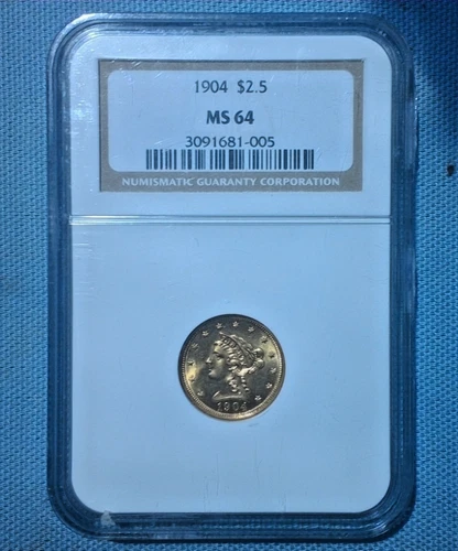 1904 Liberty Quarter Eagle — photo from the most recent tracked eBay sale