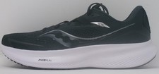 Saucony Women's Ride 15 Running Shoes, Black/White, 10 US - GENTLY USED