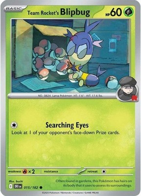 Team Rocket's Blipbug - 015/182 - Common - Near Mint