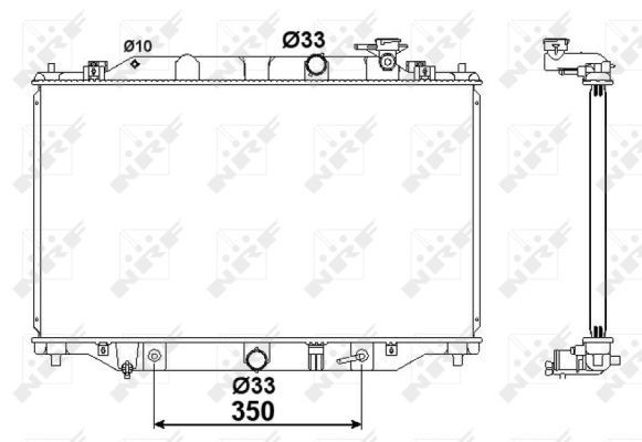 NRF 707064 Sensor, Abgastemperatur FüR MERCEDES-BENZ-image
