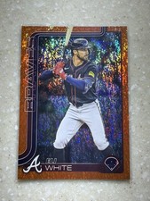 2025 Topps Update Series Eli White #US189 Orange Holofoil /25 (RC)