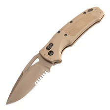 HOGUE SIG SAUER COYOTE TAN K320 M17 ABLE LOCK FOLDER S30V PVD DROP POINT 36373