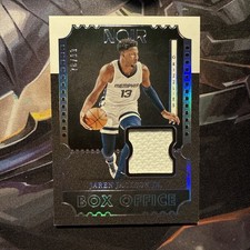 2021-22 Panini Noir Grizzlies Jaren Jackson Jr. Box Office Game Worn Jersey /99