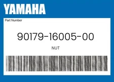 Yamaha Genuine Nut - 90179-16005-00
