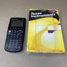 Texas Instruments Ti-86 Graphing Calculator With Manual Instruction Book