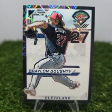 2025 Panini Prospect Edition - Braylon Doughty #61 Black Velocity Prizm /39 (RC)