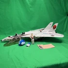 Vintage GI Joe ARAH Combat Jet Skystriker XP-14F  1983 w/ Ace & File card