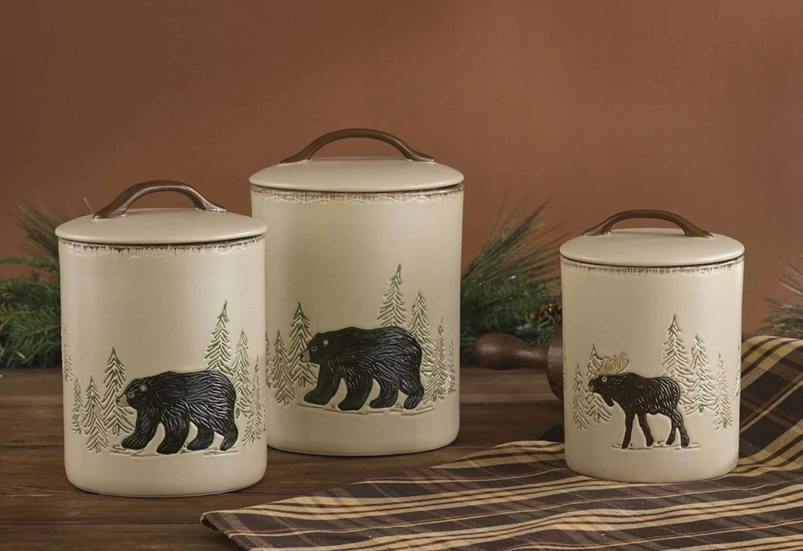 Rustic Retreat Canister Set Park Designs