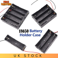 Battery Holder Case 3.7V DC Storage Box w/ Wire Leads