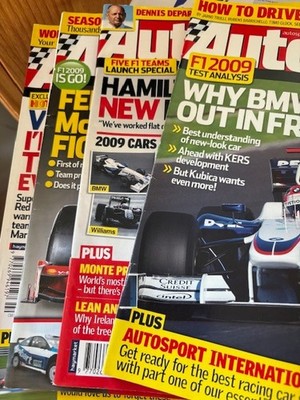 Autosport Magazine 2009 Choose from Dropdown Menu F1 Brawn BTCC WRC Le Mans GP2