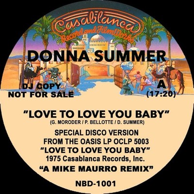 DONNA SUMMER-LOVE TO LOVE YOU / LAST DANCE (12