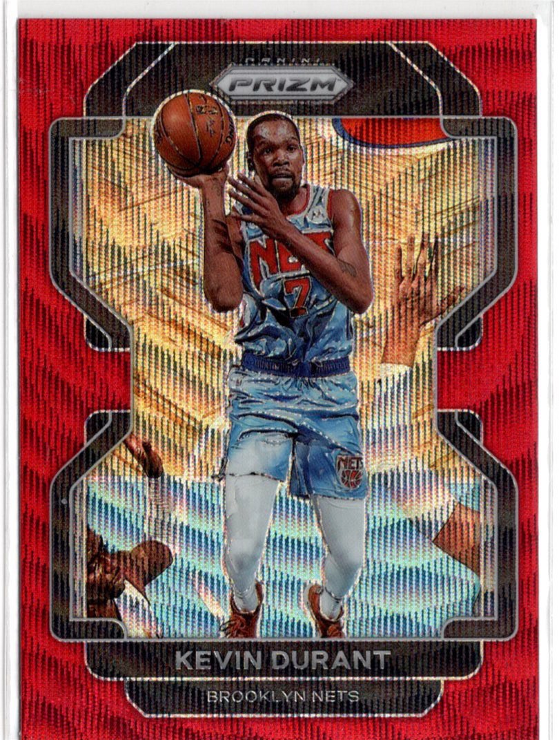 2021-22 Panini Prizm - Kevin Durant #120 Ruby Wave Prizm