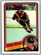 Stan Smyl 1984-85 Topps HOCKEY #140 Vancouver Canucks