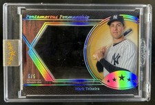 2025 Topps Five Star Mark Teixeira Pentamerous Penmanship Gold Auto #/5 Yankees