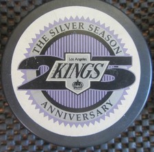 Los Angeles Kings 25th Anniversary Commemorative HOCKEY PUCK