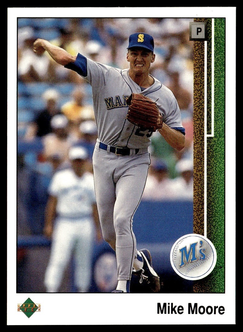 1989 Upper Deck Mike Moore Seattle Mariners #123