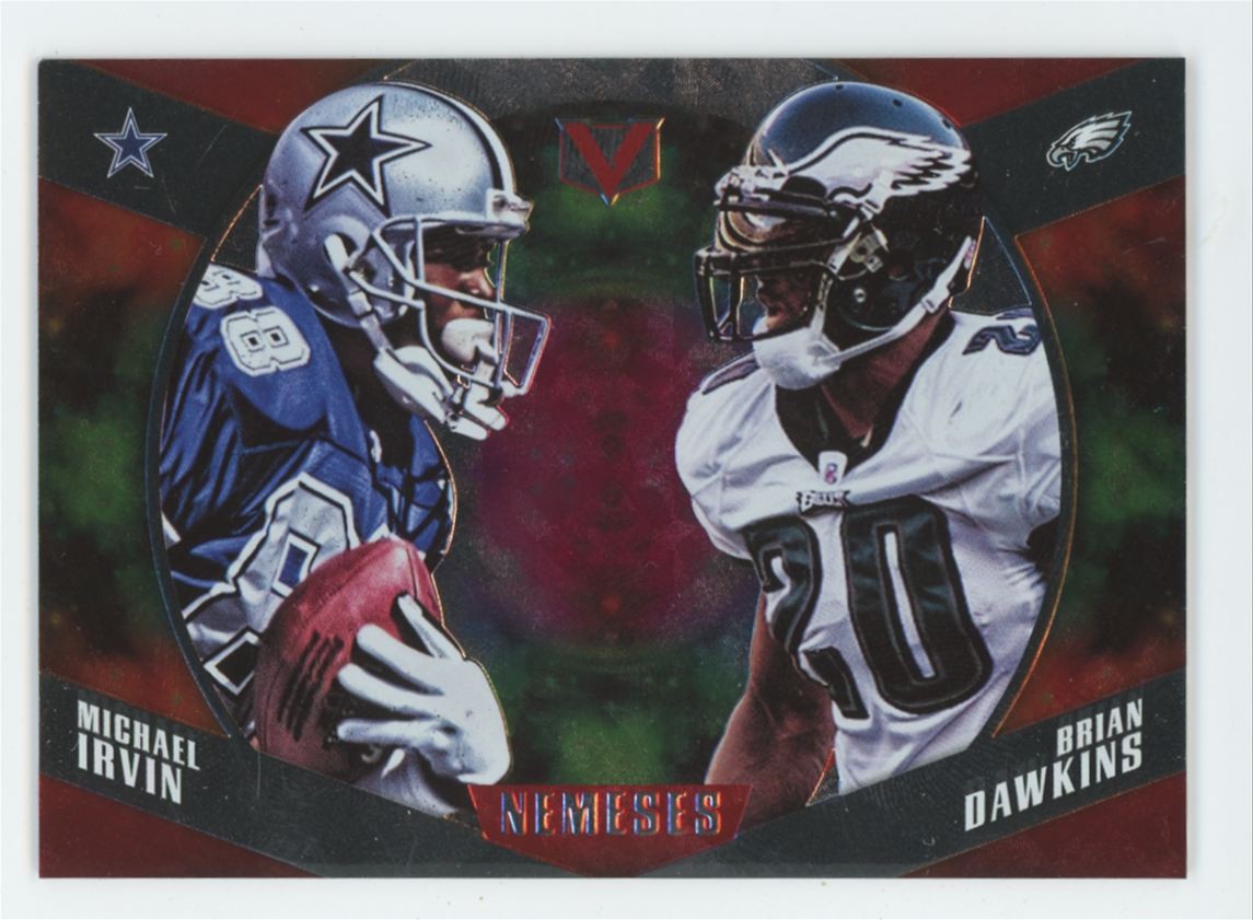 2017 Panini Vertex Nemeses Michael Irvin / Brian Dawkins #NM-15 (E)
