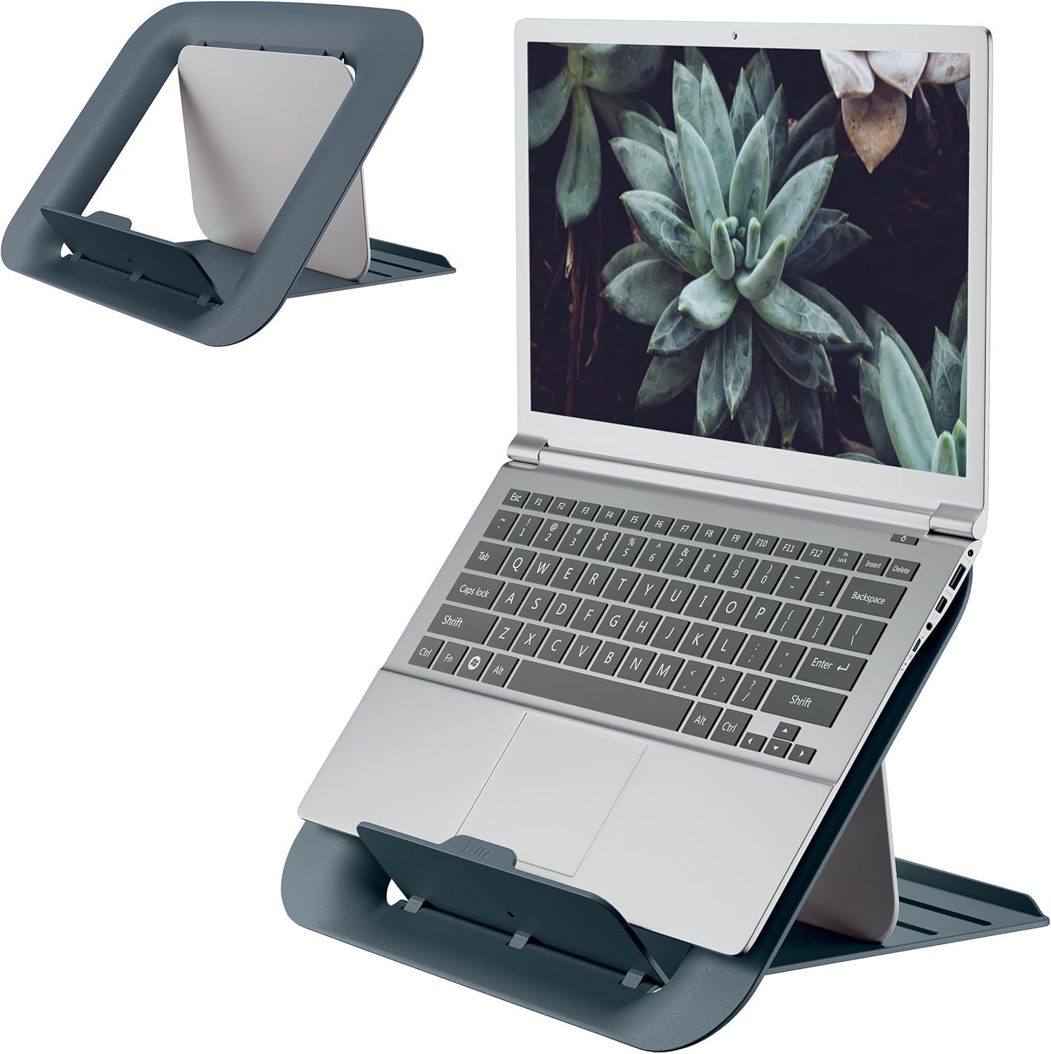 Leitz Viola/Grigio Supporto Per Laptop Ergo Cosy, Supporto Per Notebook, - Immagine 2