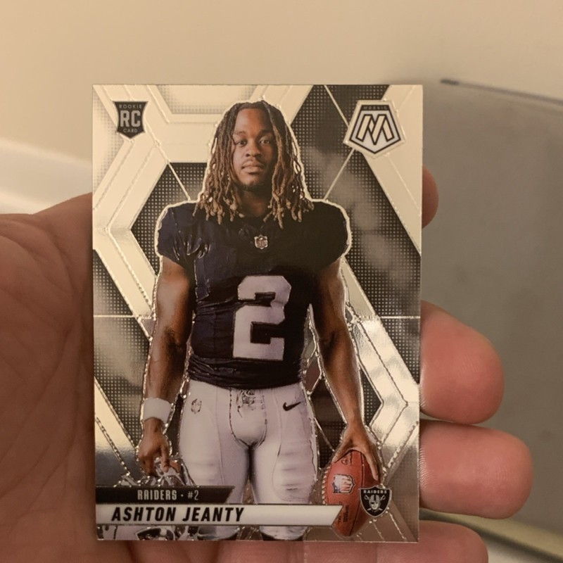 Panini 2025 Mosaic Rookie Variations Ashton Jeanty Raiders #287 Football Card