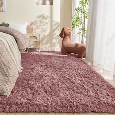 Fluffy Area Rugs Non-Slip Shaggy Rug Carpet for Living Room Bedroom Floor