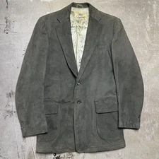 True Vintage 1950s Hercules Sears Fieldmaster Suede Leather Jacket Rockabilly