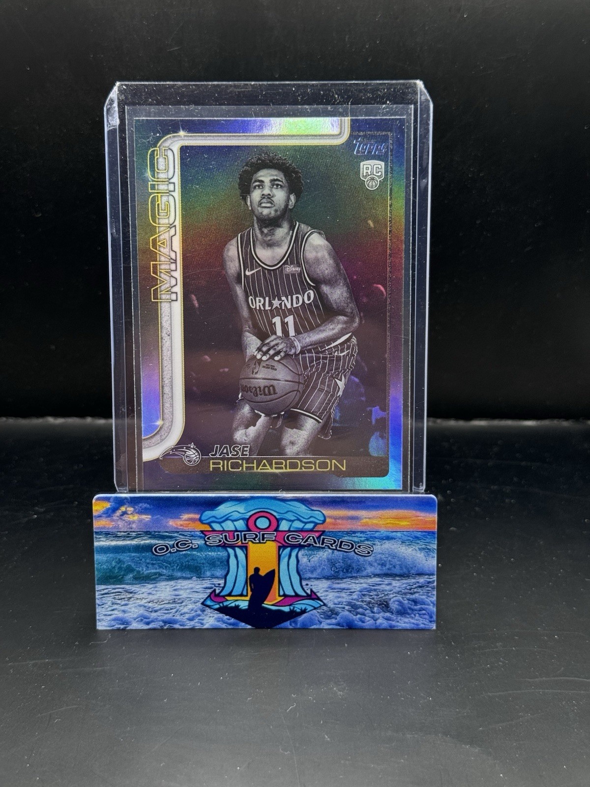 2025-26 Topps Jase Richardson RC #225 Blackout Target Orlando Magic Rookie NBA