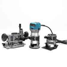 KATSU 110V Wood Router Trimmer – 710W, Variable Speed, Tilt & Plunge Base UK