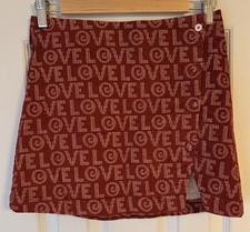 Urban Outfitters S P cotton stretch mini skirt LOVE design