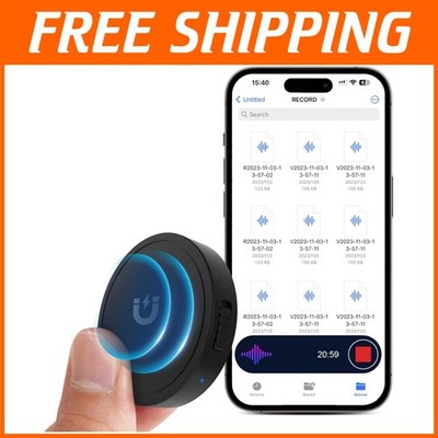 9800H Voice Recorder - AI Noise Reduction, Portable Recorder