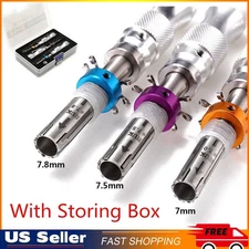 3PCS Tubular 7 Pins Tool Stainless Adjustable Tool 7mm 7.5mm 7.8mm 3 Inner Rods