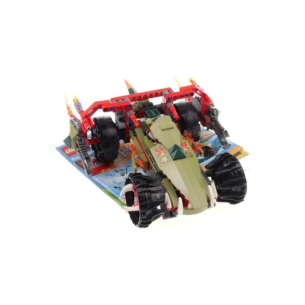1X Lego Set Legends Of Chima Cragger's Fire Striker 70135 BA Incomplete