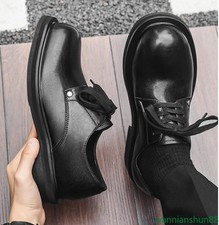 Men's Faux Leather Lace Up Oxfords Dress Casual Business Party Shoes Spring Fall