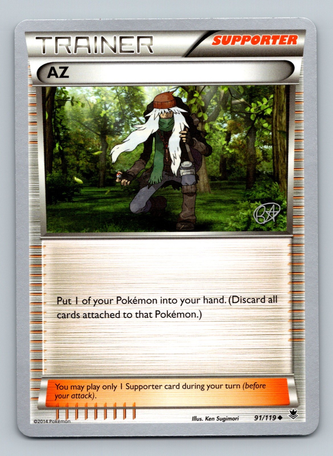 Pokemon Card - AZ 91/119 - Phantom Forces - World Championships 2015