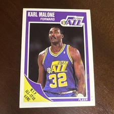 Karl Malone 1989-90 Fleer #155