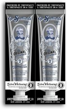 Dr. Sheffield  s Certified Natural Toothpaste Extra-Whitening  -  2-Pack 
